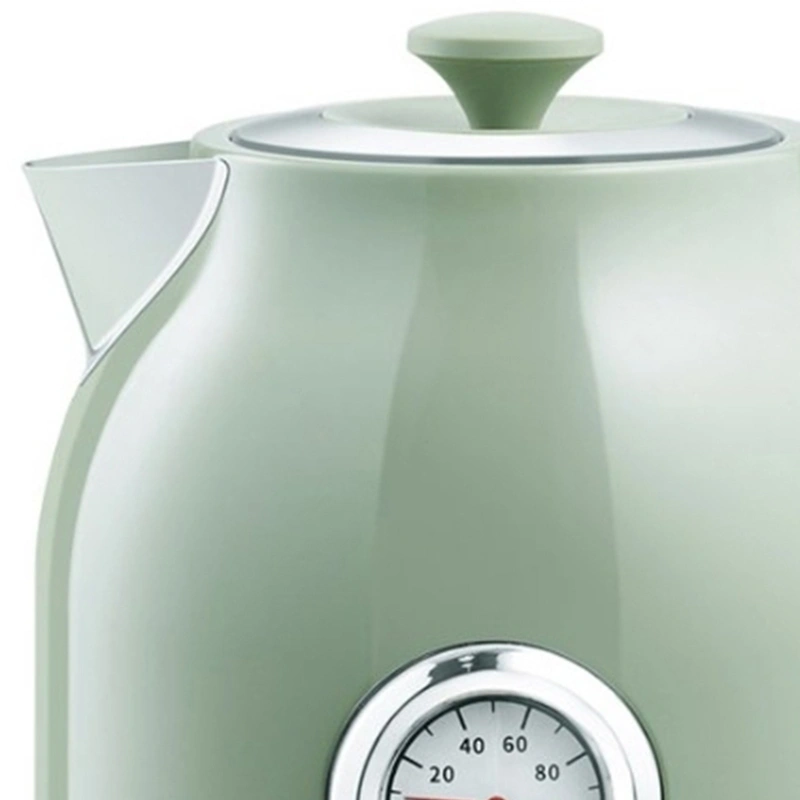 Электрический чайник с датчиком температуры Qcooker Electric Kettle, Винтажный зелёный. Фото 2