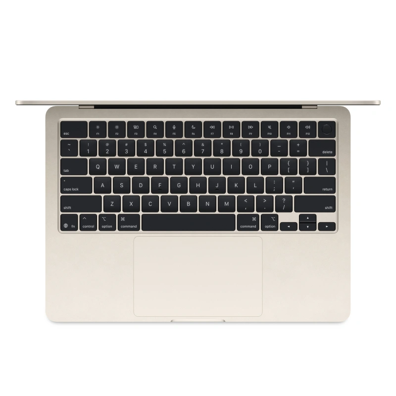 Apple MacBook Air 13" 2025 Starlight (MW103) (M4, 10C CPU/10C GPU, 16 ГБ, 512 ГБ SSD). Фото 2