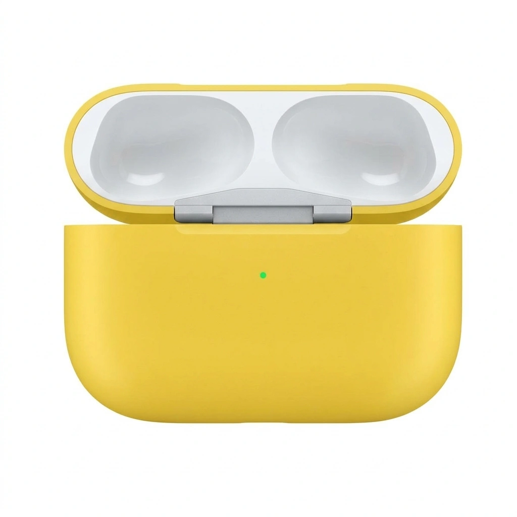 Кейс беспроводных наушников №1 Apple AirPods Pro (2021) MagSafe Color (Matte Yellow) (Уцененный товар). Фото 1