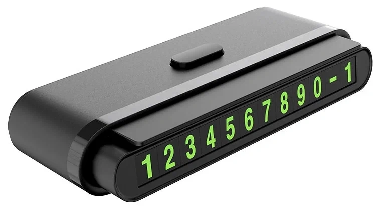 Парковочная карта Hoco One-Click Hidden Signage, Чёрный (CPH19). Фото 2