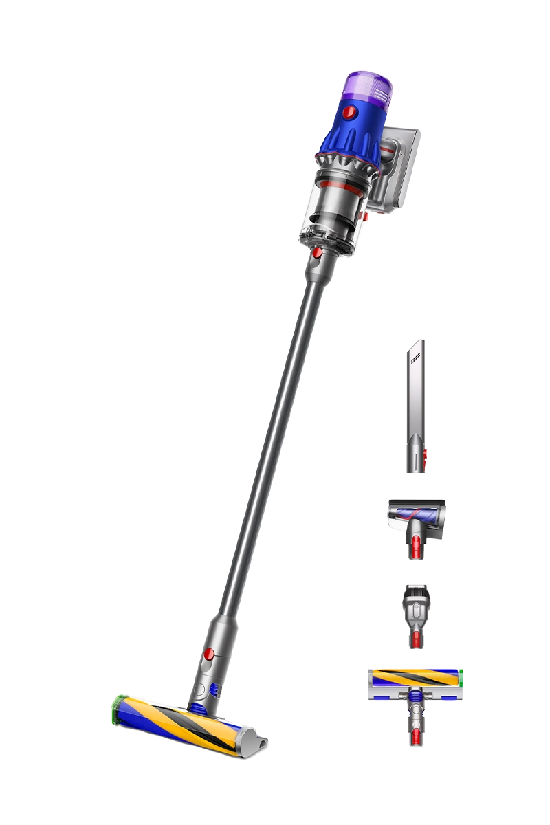 Купить серебристый беспроводной пылесос Dyson V12 Detect Slim