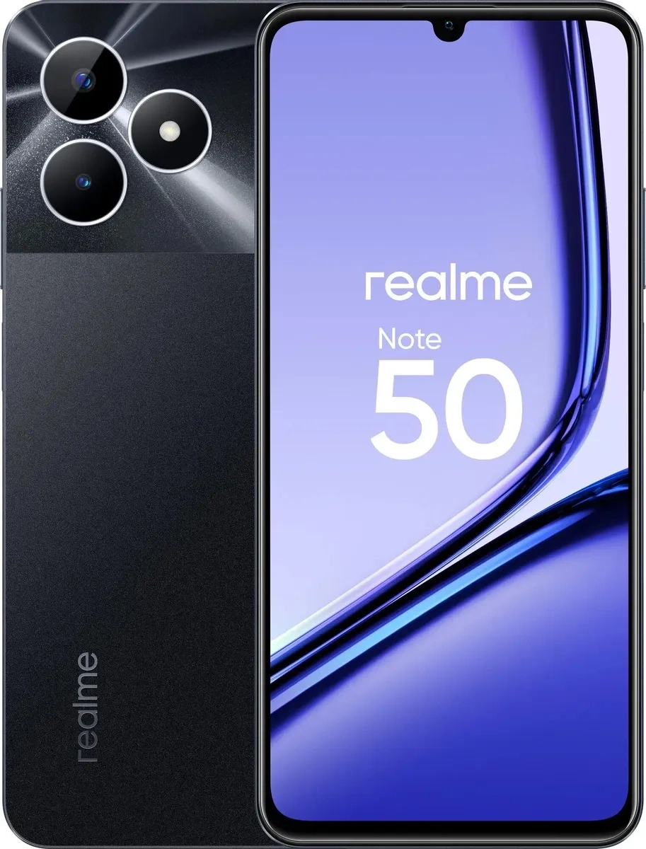 Купить смартфон Realme Note 50 3/64GB Midnight Black в городе