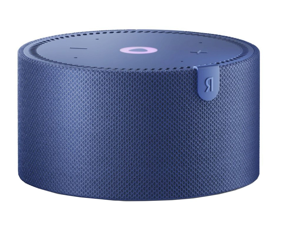 Умная колонка Новая Яндекс. Станция Мини, Синий сапфир (YNDX-00021). Фото 1