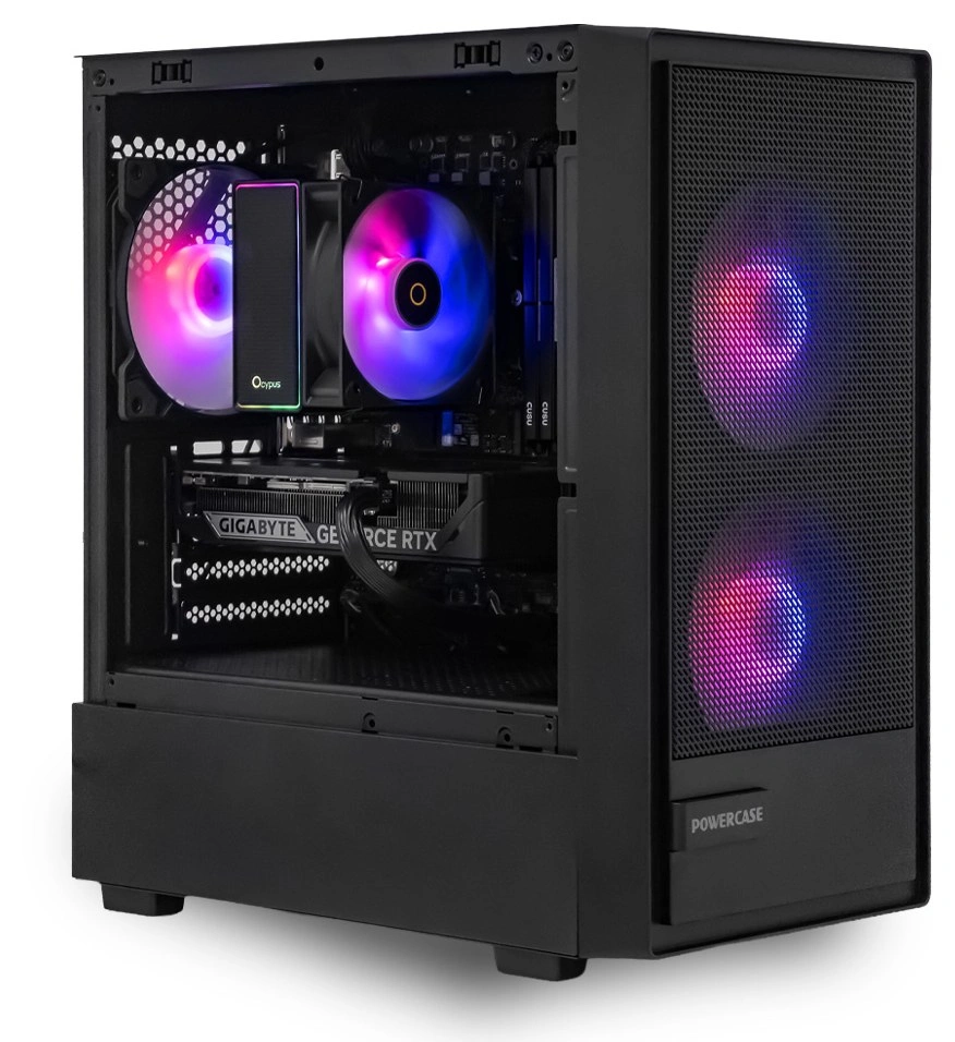 Системный блок CORE M (SM02 Intel Core i5-12400F, 32Гб DDR4, Gigabyte RTX5060, SSD 1Тб M.2, MSI B760M-E, 650Вт). Фото 1