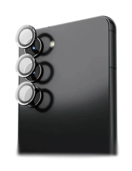 Защитное стекло на камеру Anank AR Aluminium lens Guard for Samsung S25, Onyx Black. Фото 1