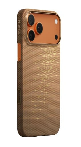 Накладка Pitaka Ultra Slim Case для iPhone 17 Pro Max, Golden Glint (KI1707AG). Фото 2