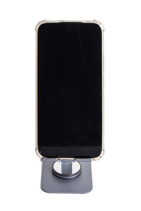 Подставка для телефона K61 Металлическая, Серый металлик. Фото 2