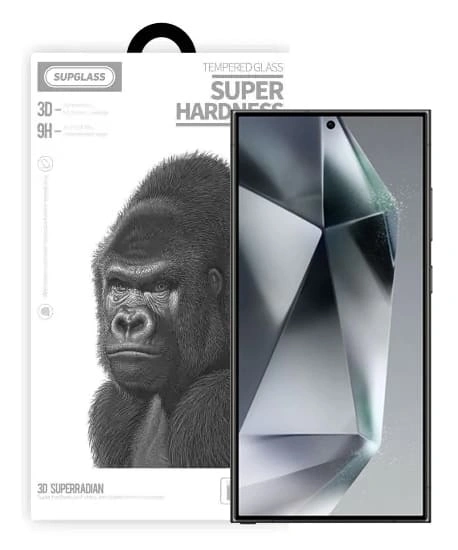 Защитное стекло SupGlass для Samsung S24 Ultra Tempered Glass Super Hardness 3D XC-11, Прозрачное. Фото 1