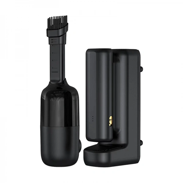 Автомобильный компрессор Wiwu Wi-AI002 5 в 1 с фонариком, Чёрный. Фото 3