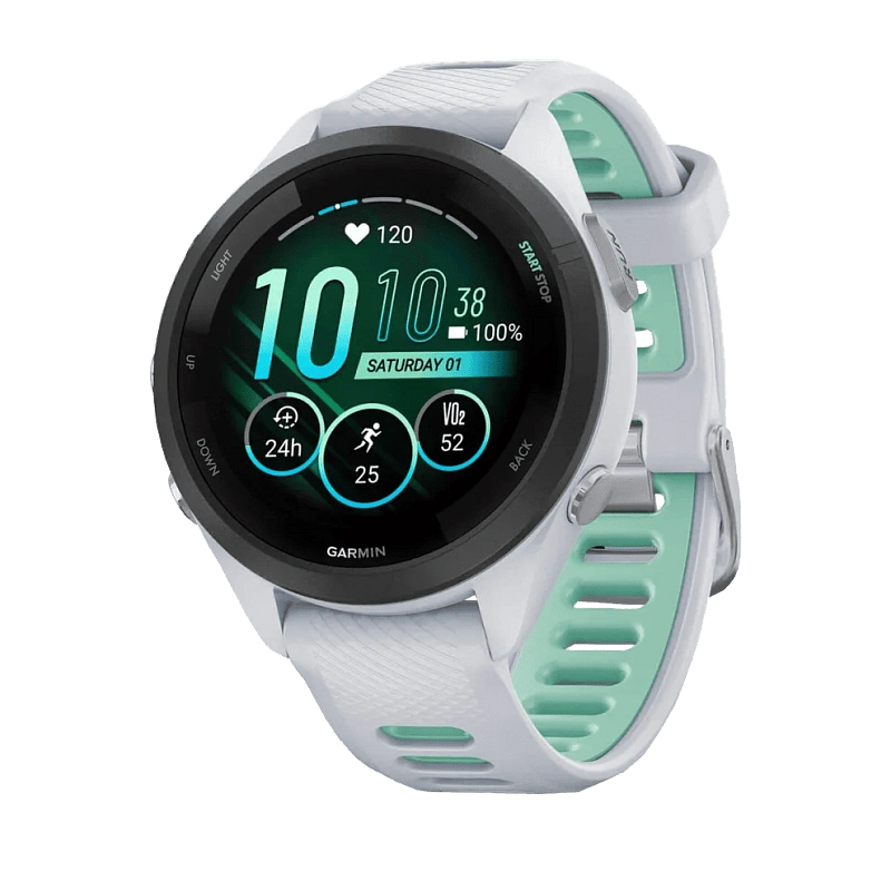Умные часы Garmin Forerunner 265s Amoled Music White. Фото 1