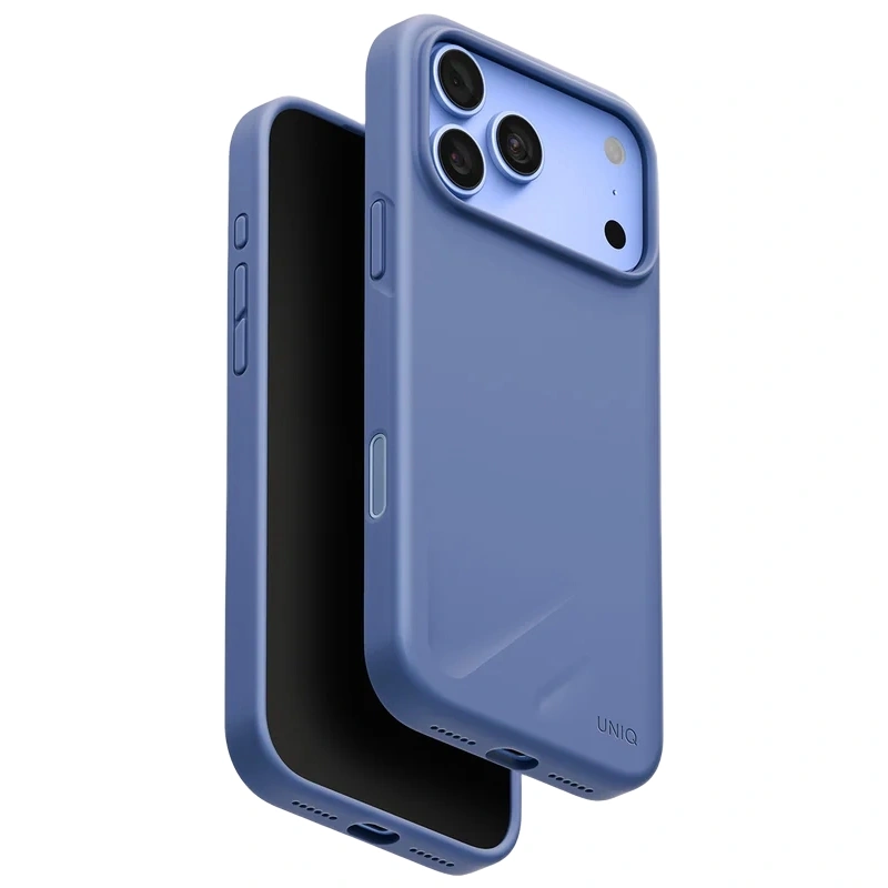 Накладка Uniq для iPhone 18 Pro Max / iPhone 17 Pro Max Lino Hybrid Silicone Case (MagSafe), Pebble Blue (IP6.9P(2026)-LINOMPEBLU). Фото 1