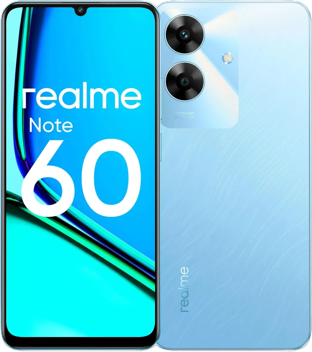Смартфон Realme Note 60 6/128, Voyage Blue. Фото 1