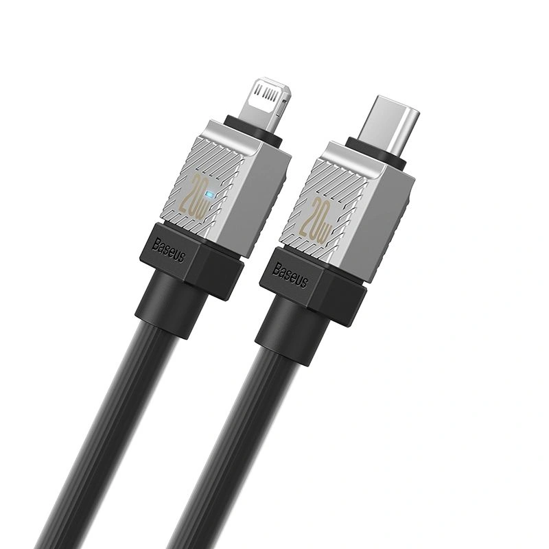 Кабель Baseus CoolPlay Series Fast Charging Cable Type-C - iP 20W 1m, Black (CAKW000001). Фото 2