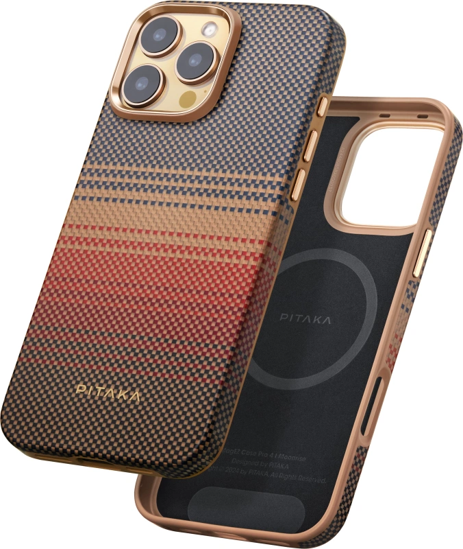 Накладка Pitaka для iPhone 16 Pro Military-Grade Protective, Sunset (KI1601CPSU). Фото 3