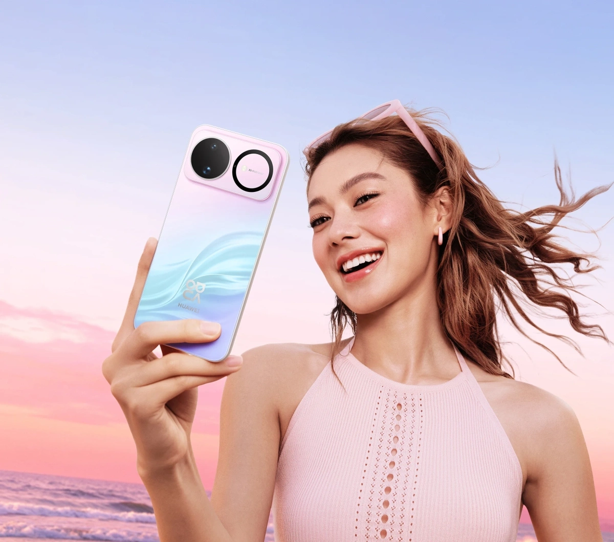 Смартфон Huawei Nova 16S 12/512Гб, Переливающийся голубой (EMA-LX9). Фото 7