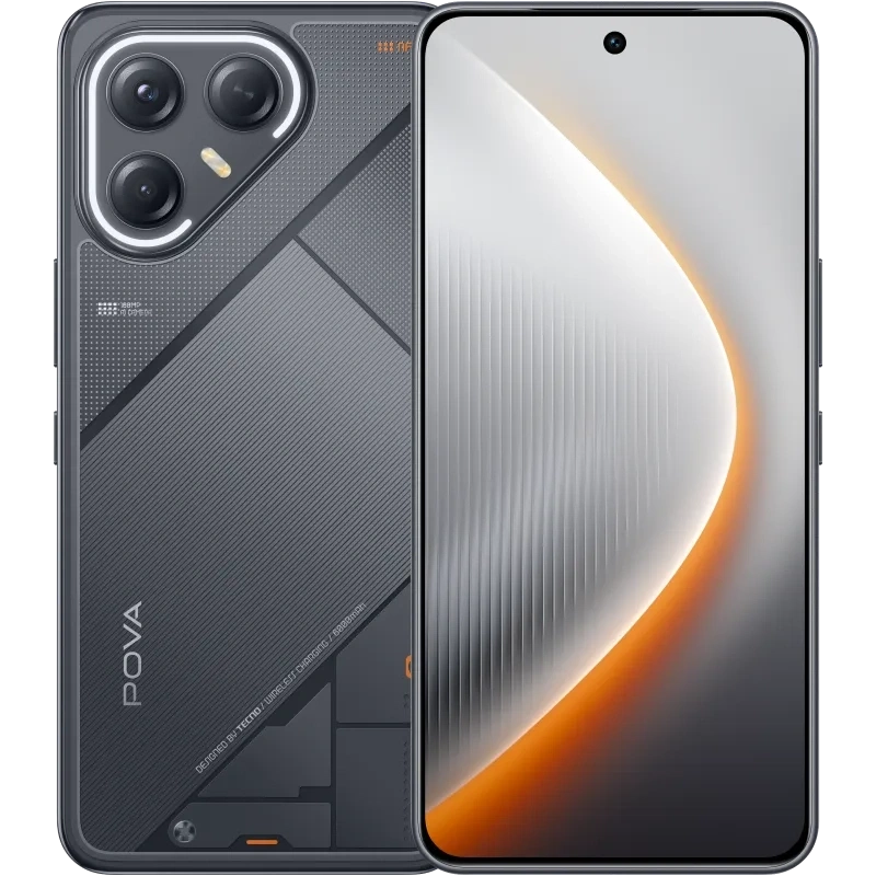 Смартфон Tecno Pova 7 Ultra 5G 8/256Гб, Чёрный (LJ9). Фото 1