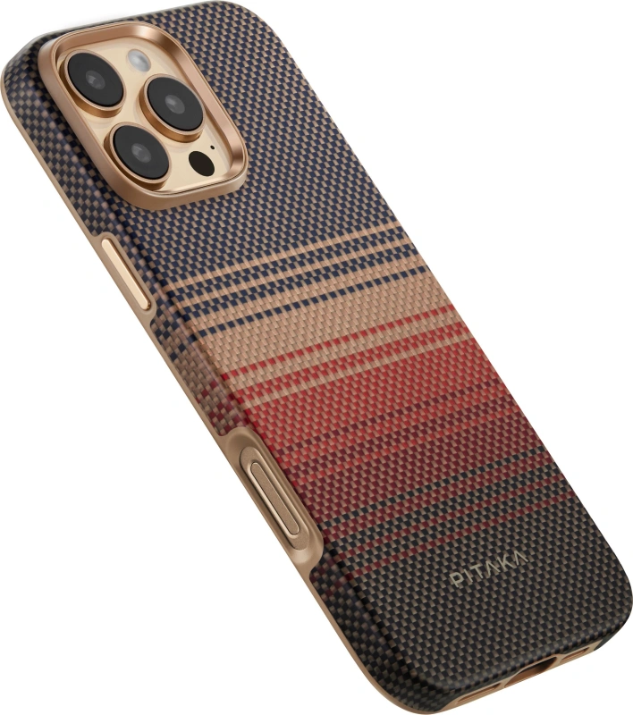 Накладка Pitaka для iPhone 16 Pro Military-Grade Protective, Sunset (KI1601CPSU). Фото 4