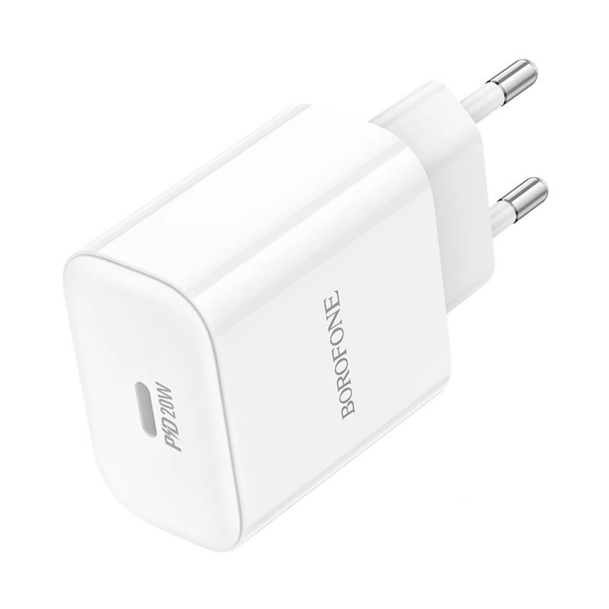 Сетевое зарядное устройство Borofone BA81A PD20W QC3.0, Белое. Фото 2