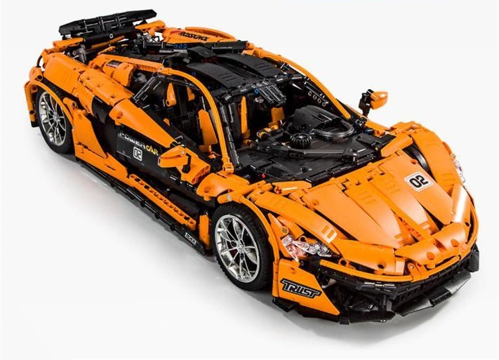 Конструктор Mould King Models 13090S. McLaren P1 hypercar 1:8, 3268 деталей. Фото 2
