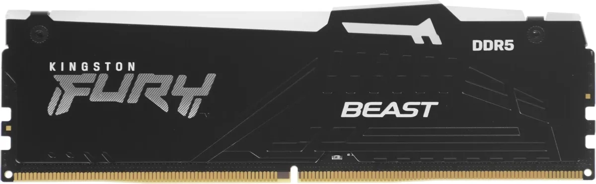 Оперативная память Kingston FURY Beast Black RGB 32 ГБ, DDR5, 2х16 ГБ, 6000 МГц, 30-36-36 (KF560C30BBEAK2-32). Фото 5