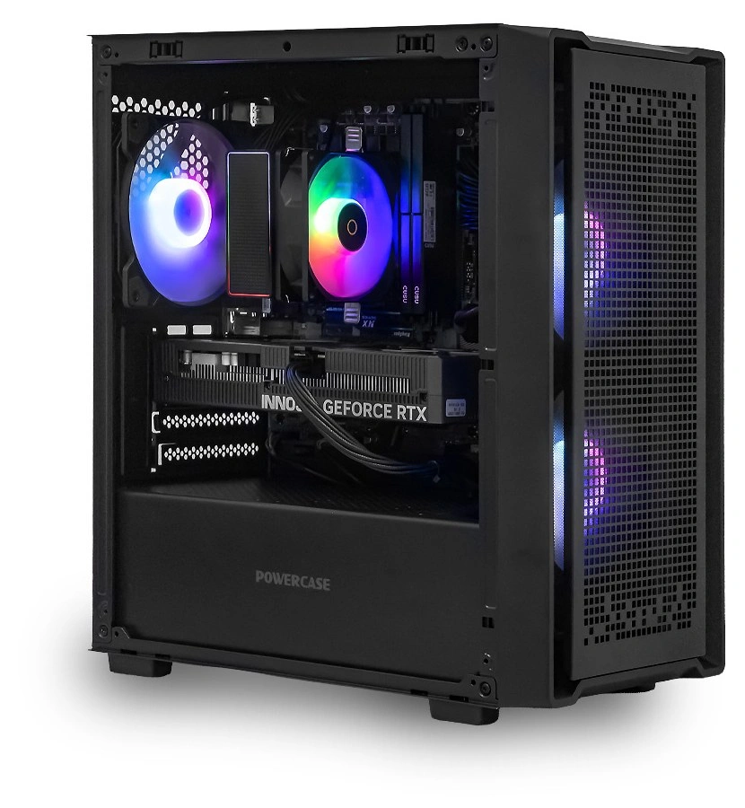 Системный блок CORE M (A3B Intel Core i5-12400F, 32Гб DDR4, RTX5060, SSD 1Тб M.2, MSI B760M-E, 650Вт). Фото 1