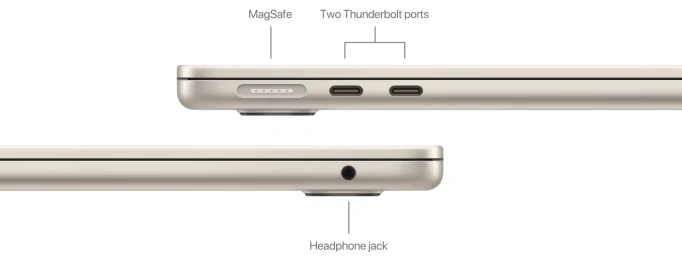 Apple MacBook Air 15" 2024 Starlight (MC9F4) (M3 8C, 16 ГБ, 256 ГБ SSD). Фото 4