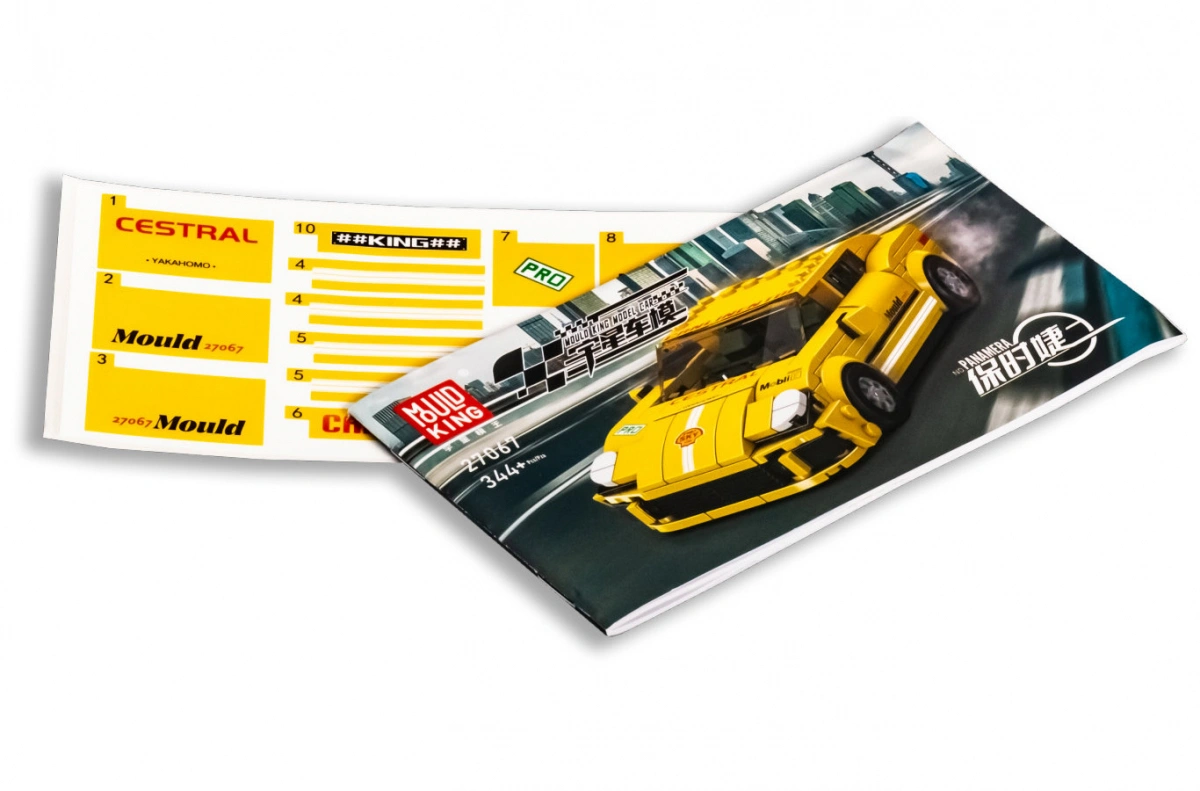 Конструктор Mould King Models 27067. Porsche Panamera, 344 деталей. Фото 4