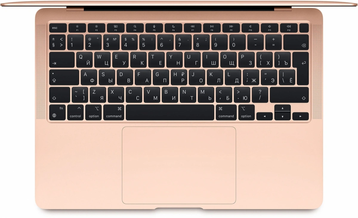Apple MacBook Air 2020 256Gb Gold (Z12A0006C) (M1, 8 ГБ, 256 ГБ SSD). Фото 2