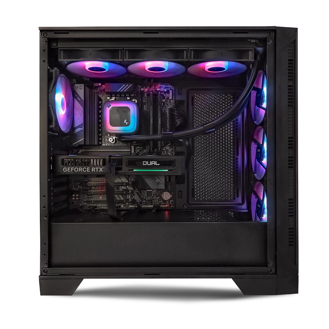 Системный блок CORE X (320R Ryzen 5 7500F, 32Gb DDR5, RTX5060 Ti, SSD 1Tb M.2, Gigabyte B650, 750Вт). Фото 1