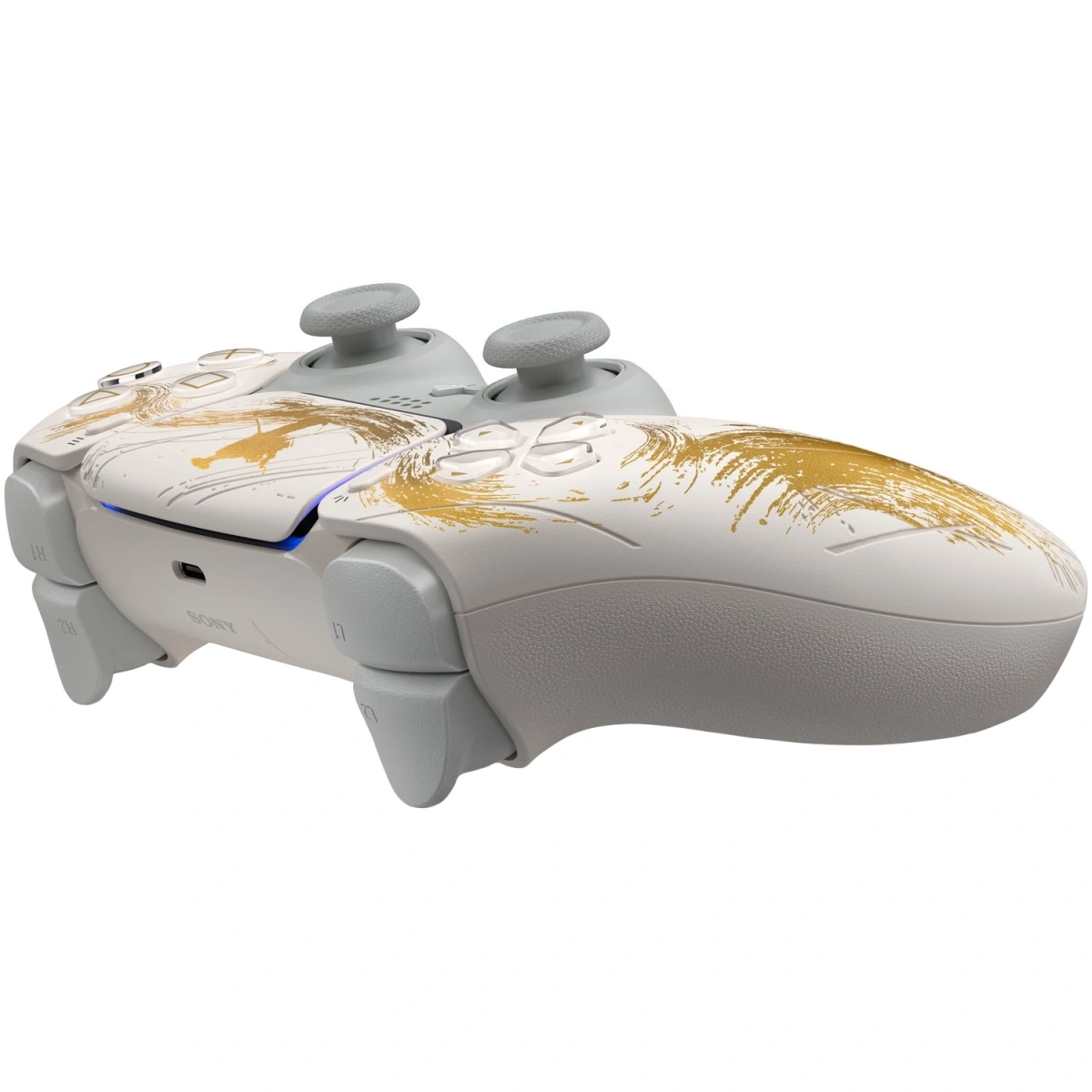 Беспроводной контроллер Sony DualSense (PS5), Ghost of Yotei Gold Limited Edition (CFI-ZCT1). Фото 2