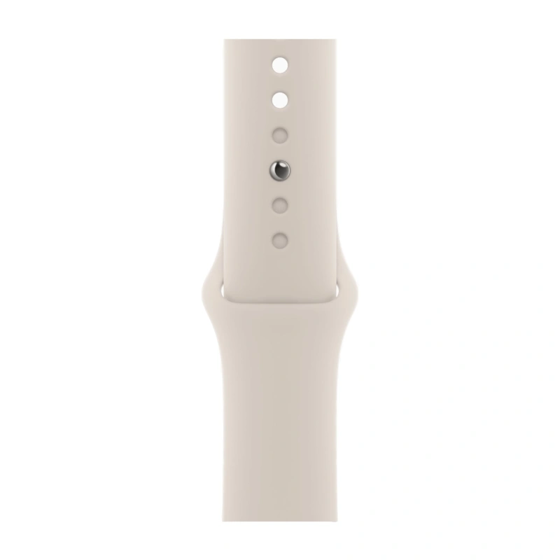 Apple Watch SE 2023, 44 мм, алюминий цвета "сияющая звезда", Starlight Sport Band, размер M/L (MRE53). Фото 3