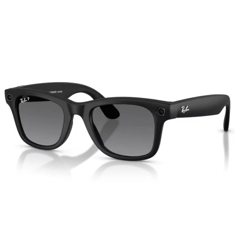 Умные очки Ray Ban Wayfarer (Gen 2) RW4012 Матовый черный/Графитовый градиент L 155-53mm (601/1ST353). Фото 1