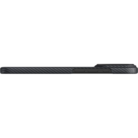 Накладка Pitaka для iPhone 17 Pro Ultra-Slim Case, Чёрно-серая (KI1701BP). Фото 3