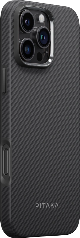 Накладка Pitaka для iPhone 16 Pro Military-Grade Protective Case, Black/Gray (KI1601PPA). Фото 2