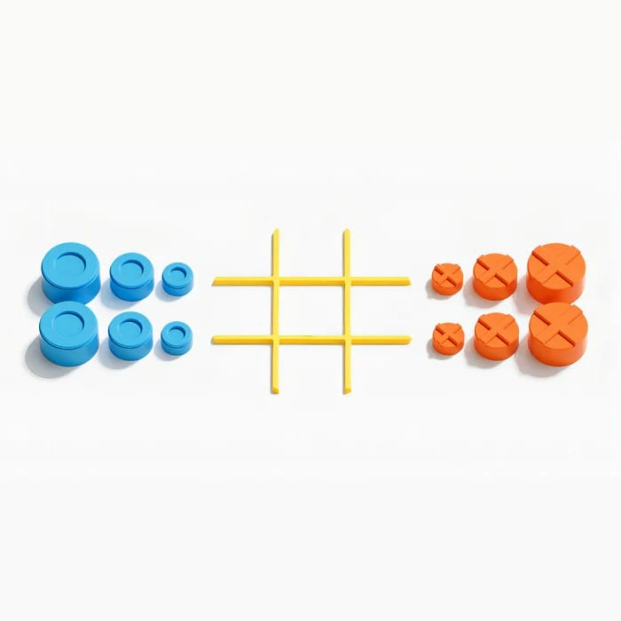 Настольная игра Xiaomi Giiker Tic-Tac-Toe Bolt "Крестики-Нолики", Yellow (JKJZQ001). Фото 4