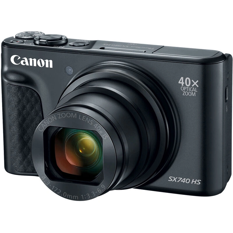 Фотоаппарат Canon PowerShot SX740 HS, Чёрный (Английский язык). Фото 1