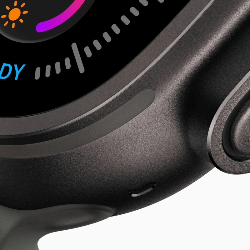 Умные часы Apple Watch Ultra 4 (2026) GPS+Cellular 49мм, Чёрный титановый корпус, ремешок "Чёрная миланская петля" размер M 155-185 мм (MJAV4). Фото 4