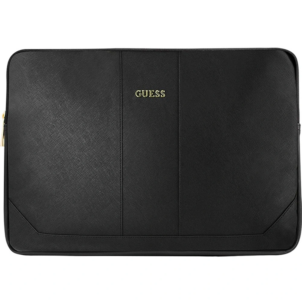 Чехол Guess Saffiano Sleeve PU для ноутбуков 13"/14", Чёрная (GUCS13TBK). Фото 1
