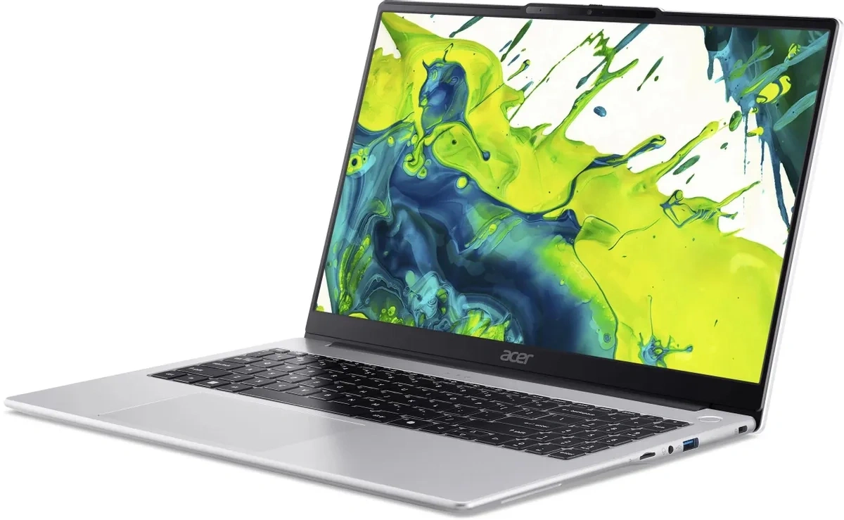 Ноутбук Acer Aspire Lite, Серебристый (AL15-49P-R7SB) (15.6", AMD Ryzen 5 7430U, 8 Гб DDR4, 512 Гб SSD, AMD Radeon Graphics, no OS) NX.DT8CD.004. Фото 4