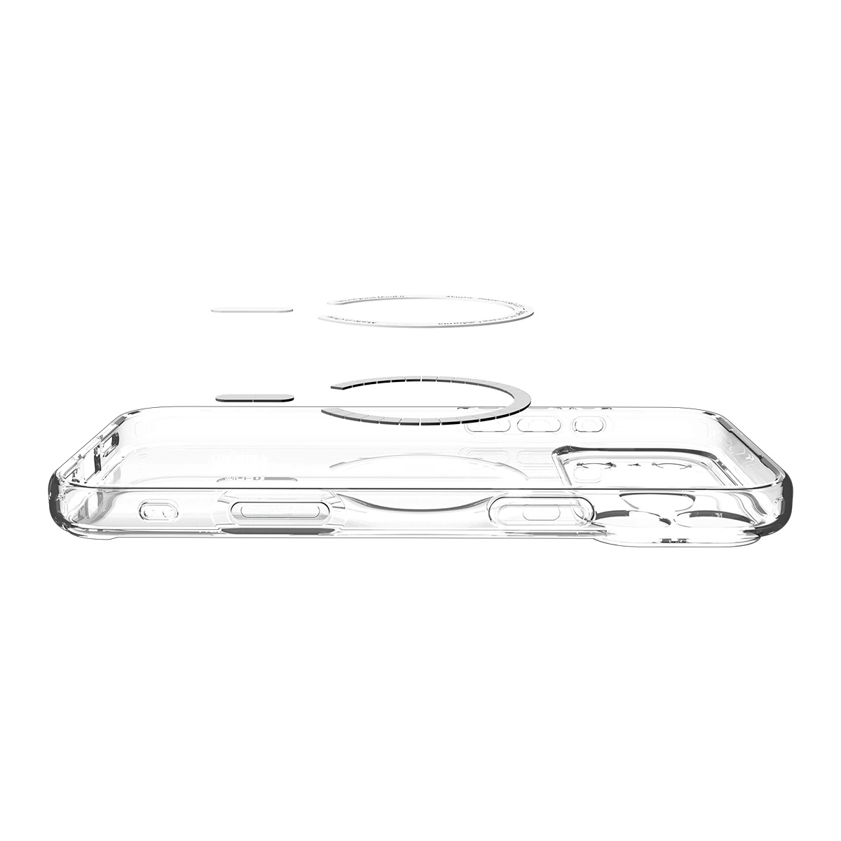 Накладка Spigen Liquid Crystal (MagSafe) для iPhone 17 Pro Max, Прозрачно-белая (ACS10286). Фото 6