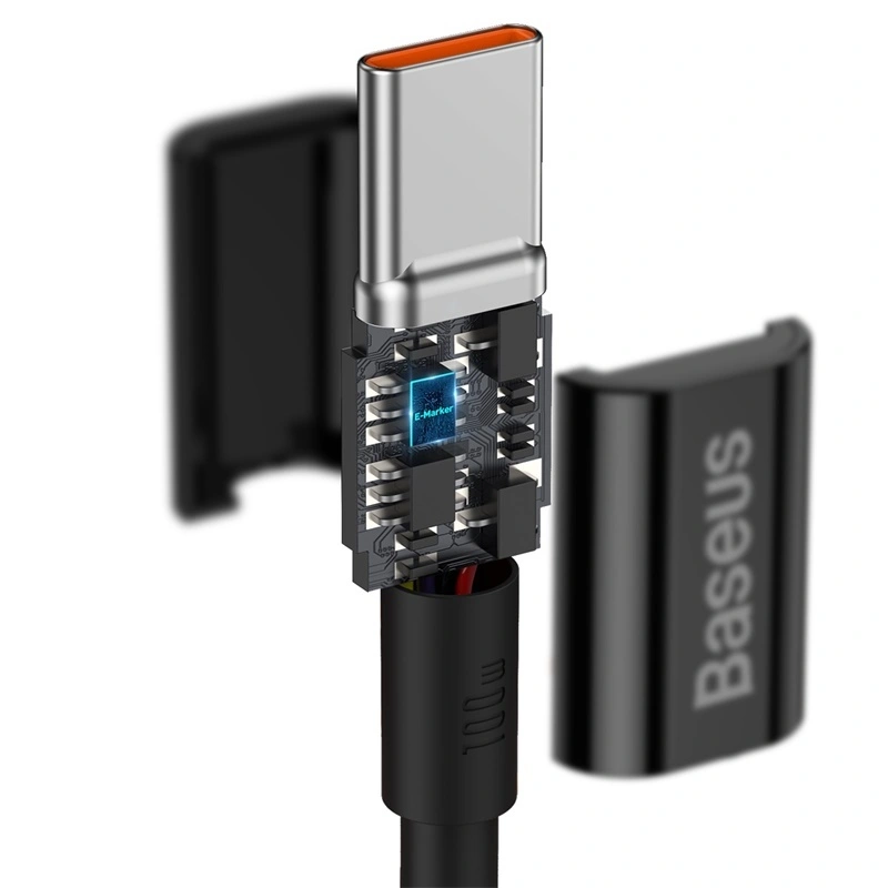 Кабель Baseus Superior Series Fast Charging Data Cable Type-C to Type-C 100W 2м, Black (CATYS-C01). Фото 2