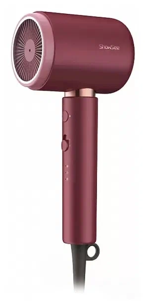 Фен для волос ShowSee Hair Dryer A11-R, Красный. Фото 1