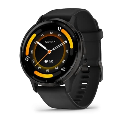 Умные часы Garmin Venu 3 Black with Black Buckle. Фото 1