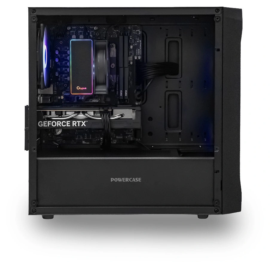 Системный блок CORE S (SM04 Intel Core i3-12100, 16Гб DDR4, RTX5060, SSD 512Гб M.2, Gigabyte H610M-K, 650Вт). Фото 2