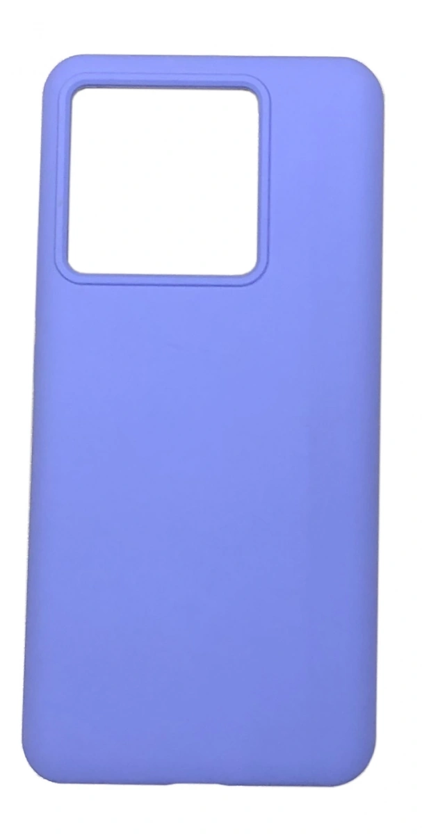 Накладка Silicone Case Logo для XiaoMi Mi 13T/Mi 13T Pro, Лиловая. Фото 1