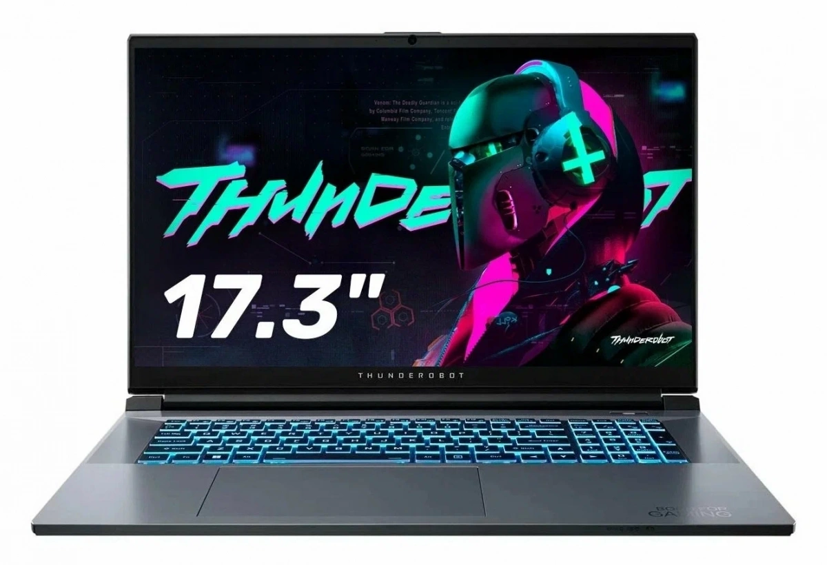 Ноутбук Thunderobot 911 Plus Чёрный (17.3" Intel Core i7 13620H, 16Гб, 1Тб SSD, Nvidia RTX 4060, Windows 11) (Plus NX). Фото 1