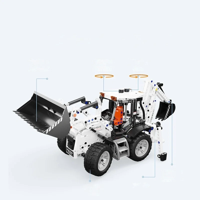 Конструктор ONEBOT Combination Excavator (OBDZJ10AIQI). Фото 2