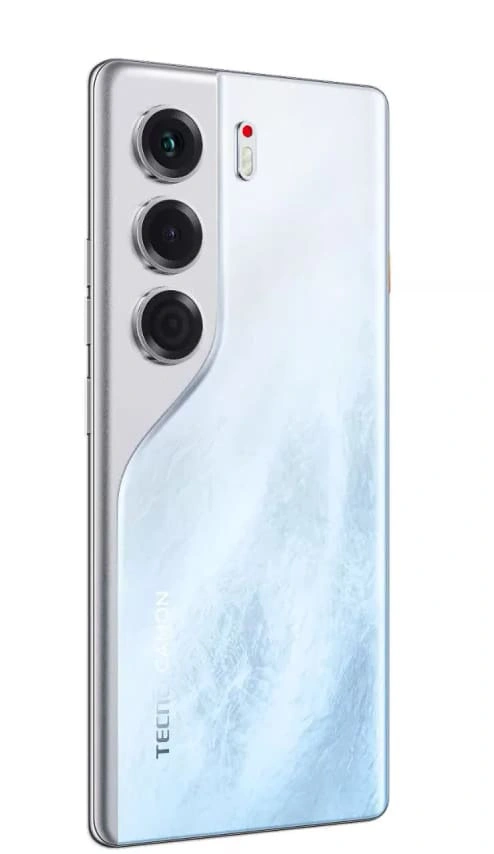 Смартфон TECNO CAMON 40 Pro 5G 8/256Gb Glacier White (CM7). Фото 4