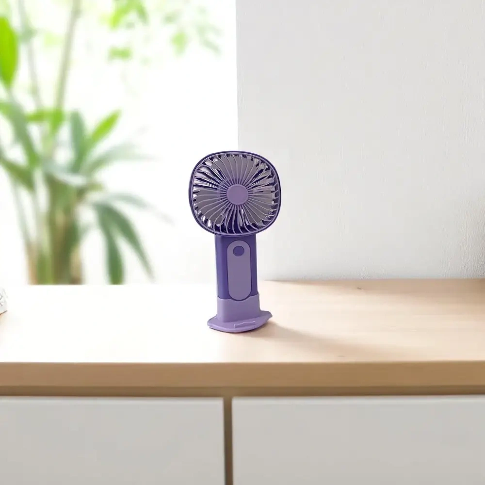 Ручной вентилятор Mini Fan 777-01, Фиолетовый. Фото 3