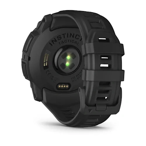 Умные часы Garmin Instinct 3 45mm, Solar, Tactical Edition, Black with Black Band (010-02934-90). Фото 5